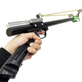 "Sturdy Stainless Steel Slingshot – Modern Hunting Equipment with Strong Construction, Ergonomic Design for Maximum Accuracy & Control"