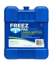 Freez Pak Large Ice Pack Reusable Ice Substitute Hard Shell Blue, 2.4lbs