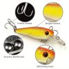 Lot 30 pcs Kinds of Fish Fishing Lures Crankbaits Hooks Minnow Baits Tackle